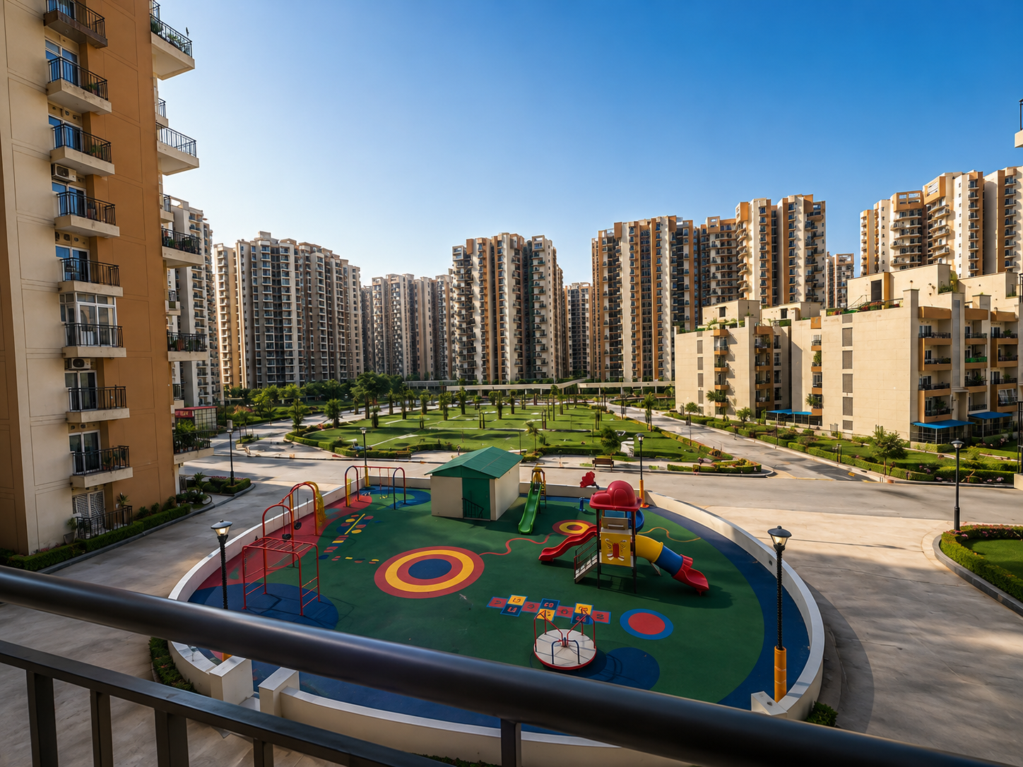 Centurian Park Terrace Home night view